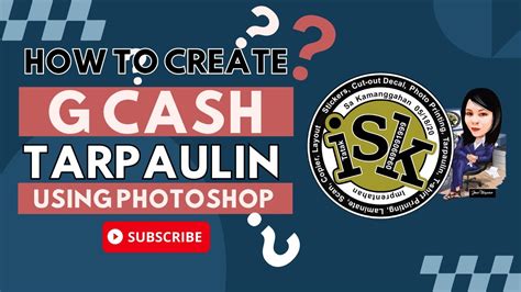 How to create Gcash Tarpaulin using Photoshop .